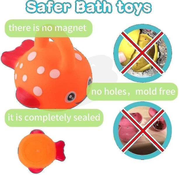 Baby Bath Toys, Fishing Bathtub Toy Set With Fishing Rod And Fishing Net, Swimmi Carousel 2
