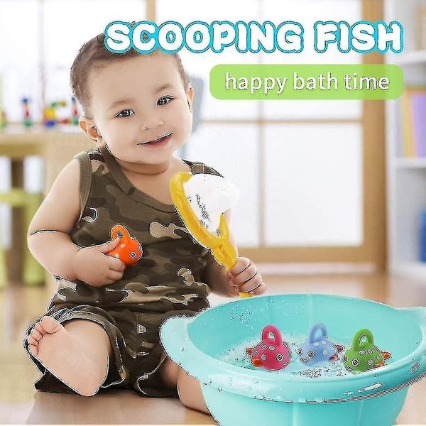 Baby Bath Toys, Fishing Bathtub Toy Set With Fishing Rod And Fishing Net, Swimmi Carousel 3