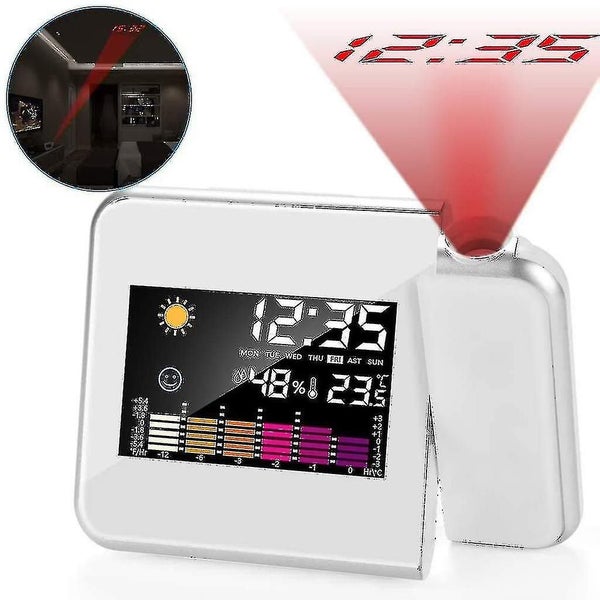 Alarm Clock With Projection Led Clock Projection Usb Charging Carousel 1