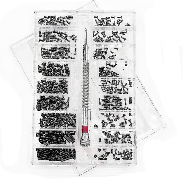 500pcs Micro Tiny Repair Screw Kit,with Screwdriver Carousel 1