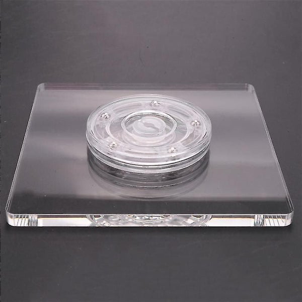 Acrylic Square Cookie Decorating Turntable Cookie Stencils Holder Cookie Sugar T Carousel 5