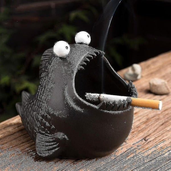 Ashtray Household Windproof Anti Fly Ash Car Small Ashtray Carousel 2