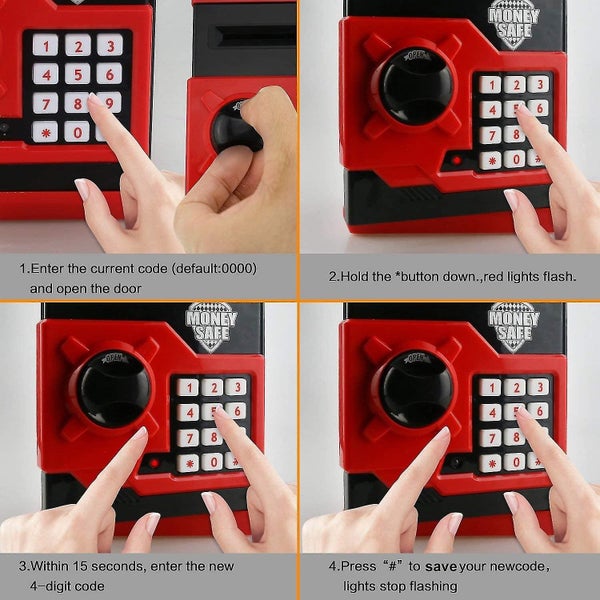 Atm Piggy Bank, Stealing Money Box Saving Coin Penny Money Box Birthday For Kids Carousel 5