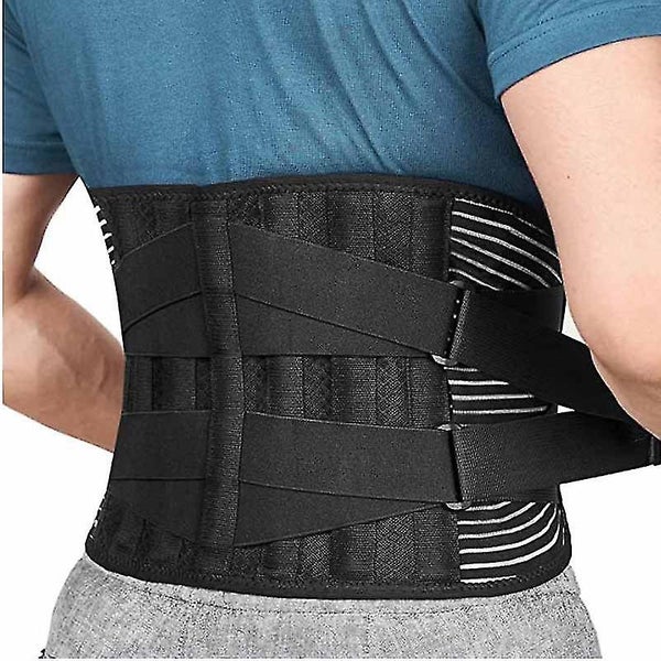 Air Mesh Back Support Belt For Men Ladies Lower Back Pain Relief, 7 Bars Support Carousel 1