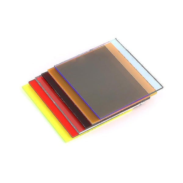 Board Colored Acrylic Sheet 8x8cm Diy Toy Accessories Model Making Colorful( Col Carousel 2