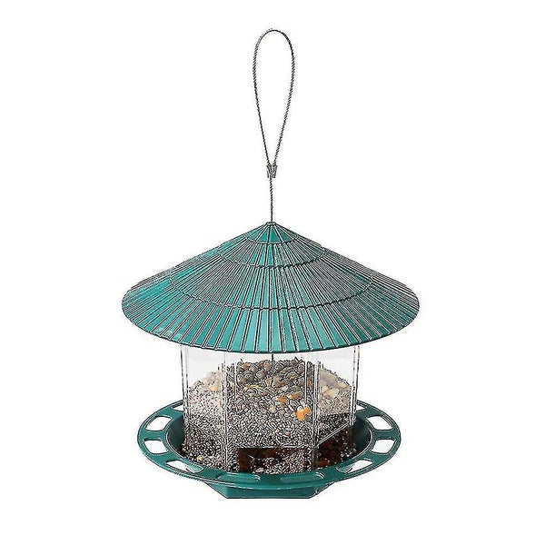 Bird Feeder Hanging Feeding Station Garden Bird Seed Dispenser Holder Food Conta Carousel 4