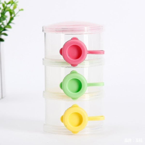 Baby Milk Powder Dispenser,baby Milk Powder Box Formula Powder Pots,3 Layer Port Carousel 2