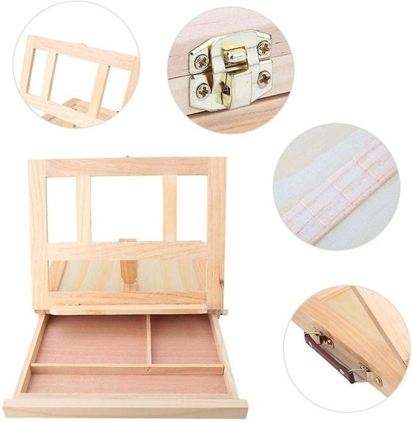 Art Table Easel, Adjustable Folding Wooden Easel, Multipurpose Artist Easel, Por Carousel 5