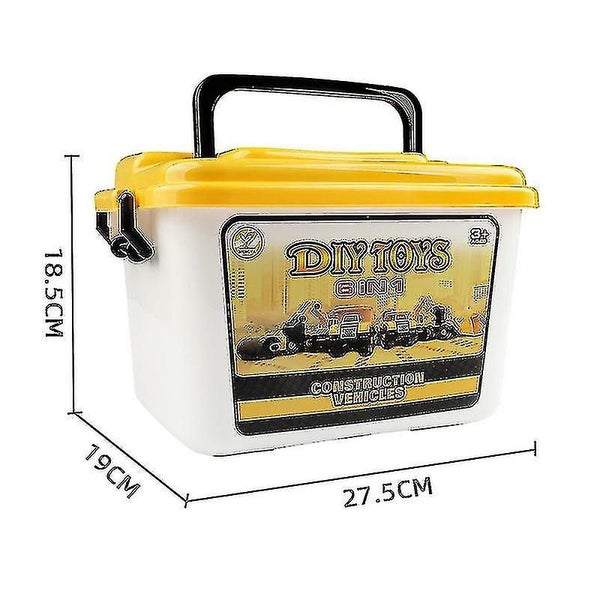 Bjxy Take-apart Construction Vehicles Excavators Truck Toy Diy Building Educatio Carousel 5