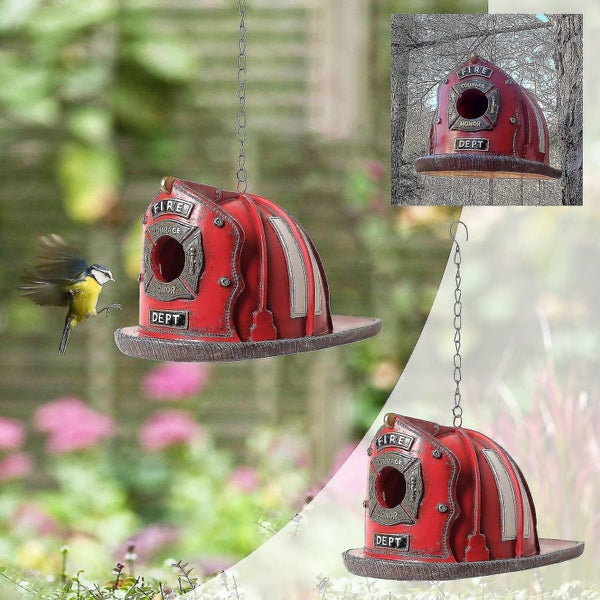 Bird Feeder For Wild Birds, Locomotive Bird Feeder Bird Nest, Resin Bird Feeder Carousel 1