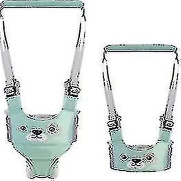 Baby Walking Harness For Standing Up And Walking Learning Green Carousel 1