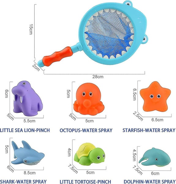 Baby Bath Toys, 6 Pcs Water Toys, Bathtub Toys Kids, Bathtub Toys Floating, Bath Carousel 2