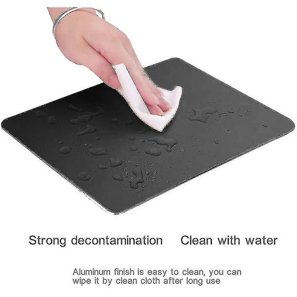 Aluminum Metal Mouse Pad Gaming Mouse Pad Aluminum Mouse Pad-black Carousel 4