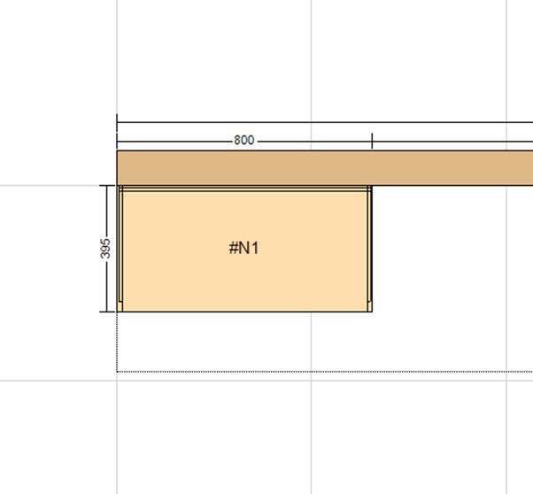 DEAL! Plywood warm white 800mm shelf, perfect for wall or free standing62865827278337113