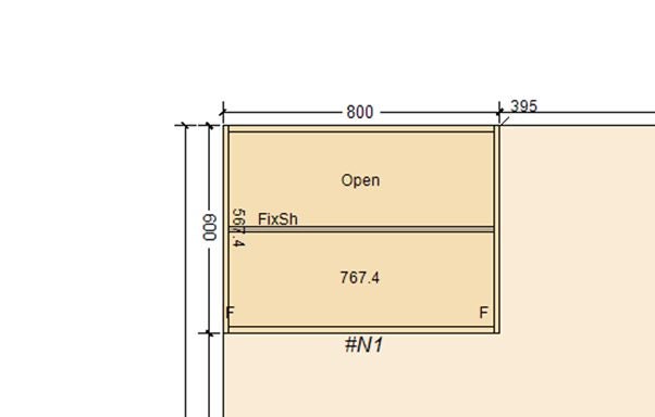 DEAL! Plywood warm white 800mm shelf, perfect for wall or free standing62865827278337114