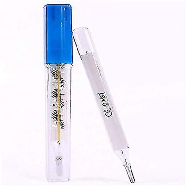 Classic Glass Thermometer, Perfect For Taking The Temperature Of Children And Ad Carousel 2