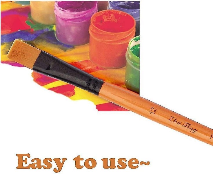 Acrylic Paint Brush Set - 10 Brushes In Wallet,ideal Paint Brush Set Perfect For64733554756225114