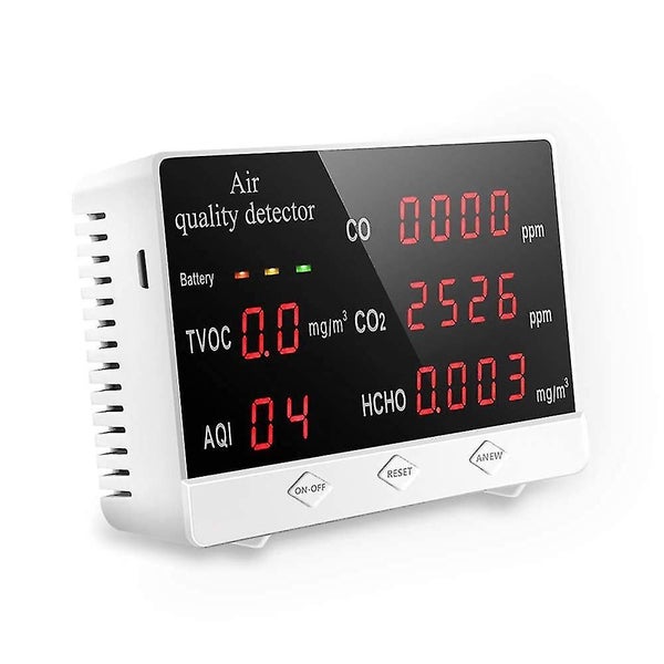Air Quality Monitor Accurate Tester For Co2 Formaldehyde(hcho) Tvoc/aqi Multifun Carousel 1