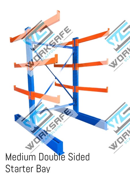 Cantilever Shelving Medium Double Sided Starter Bay Carousel 1