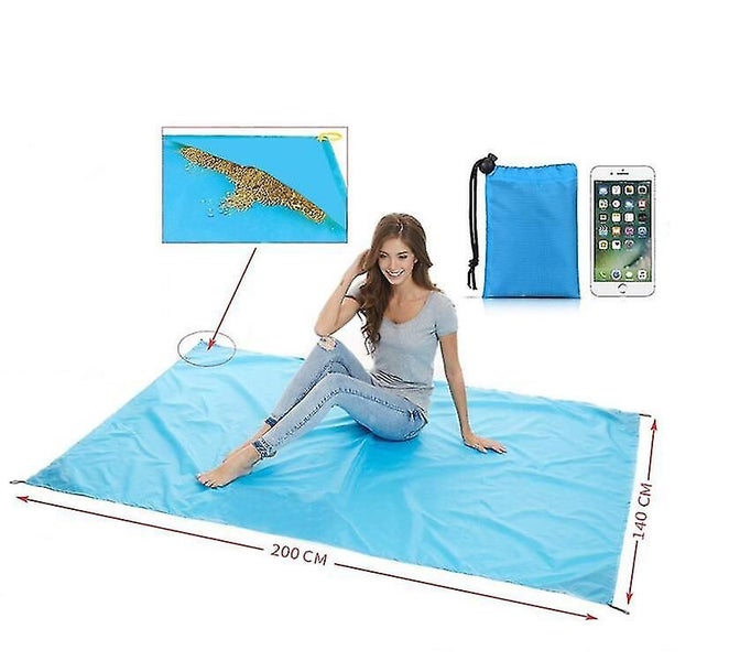 Beach Blanket, Picnic Outdoor Mat, Portable Soft Fast Drying Blanket Carousel 2