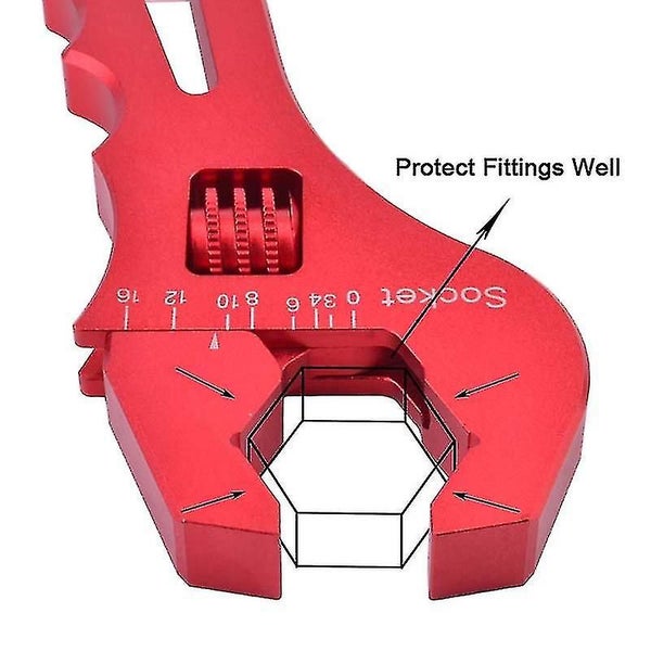 Adjustable Aluminum Wrench Fitting Tools Spanner Hose An 3 4 6 8 10 12 An16 Carousel 5