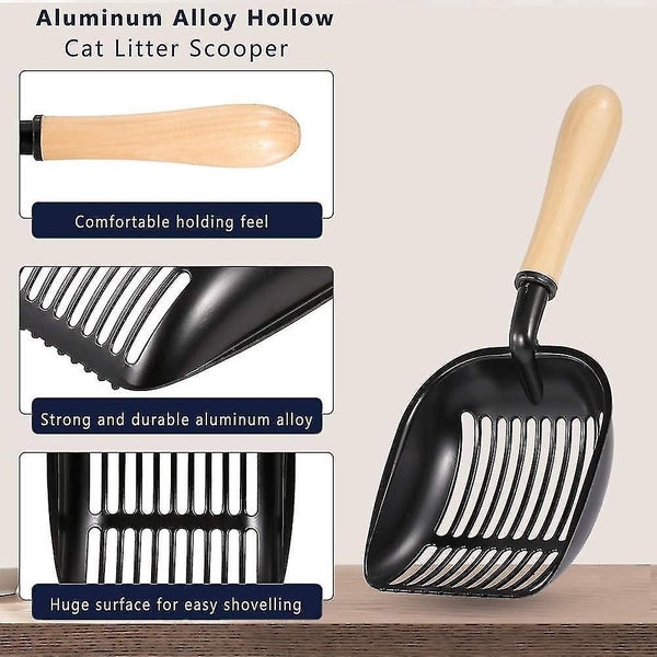 Cat Litter Shovel, Metal Cat Scoop, Pet Litter Shovel, Non-stick Pet Litter Shov Carousel 1