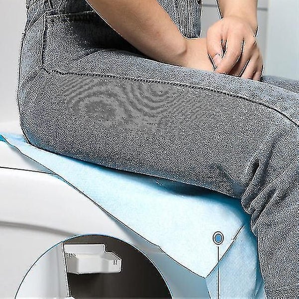 50pcs Non Woven Disposable Toilet Seat Cushion Paper Thickened Travel Essential Carousel 5