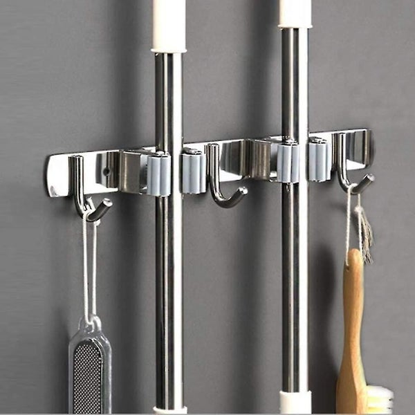 Broom Holder Wall, Broom Holder Device Holder Wall Holder Mop Broom Holder Stain Carousel 1