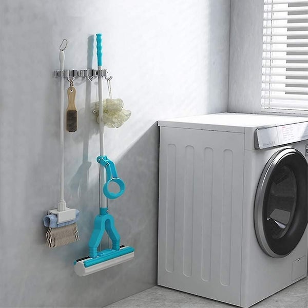 Broom Holder Wall, Broom Holder Device Holder Wall Holder Mop Broom Holder Stain Carousel 2