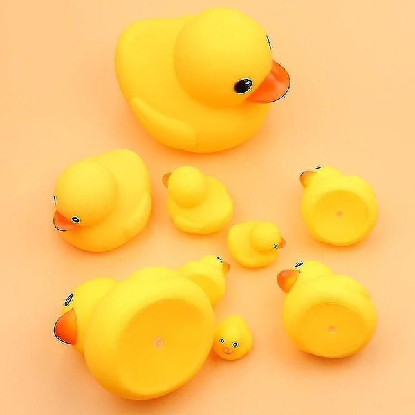 Baby Shower Toy Gift Bathroom Rubber Big Yellow Duck Carousel 1
