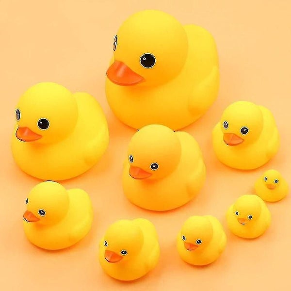 Baby Shower Toy Gift Bathroom Rubber Big Yellow Duck Carousel 2