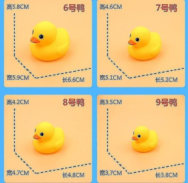 Baby Shower Toy Gift Bathroom Rubber Big Yellow Duck Carousel 4