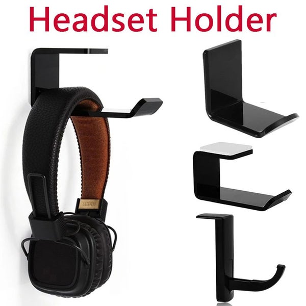Holder Stand Adhesive Wall Mounted Headset Hanger Wall Hook Under Carousel 2