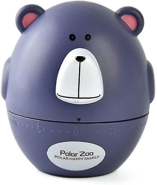 Cute Cartoon Cow Or Bear Timers 60 Minutes Mechanical Kitchen Cooking Timer Cloc Carousel 1