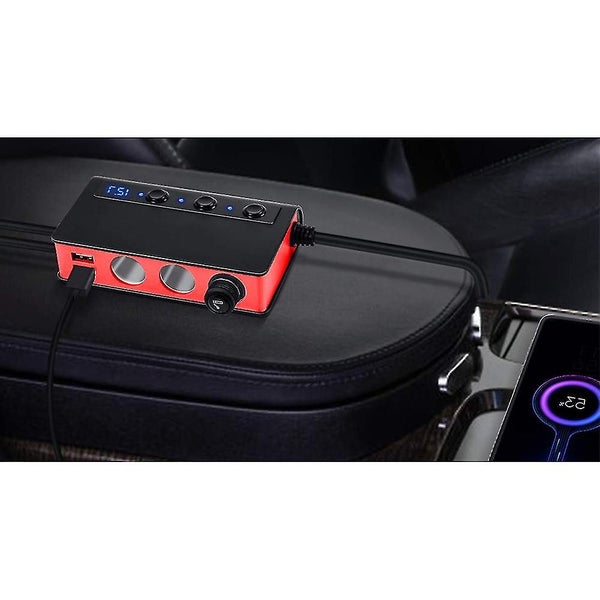 Cigarette Lighter Adapter Quick Charge 3.0 180w 3-socket Splitter Carousel 5
