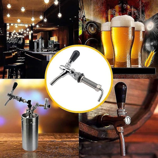 G5/8 Adjustable Beer Tap Faucet,with 4 Inch Stem Tap Kit Carousel 2