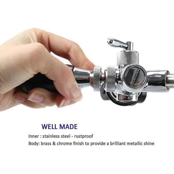 G5/8 Adjustable Beer Tap Faucet,with 4 Inch Stem Tap Kit Carousel 4