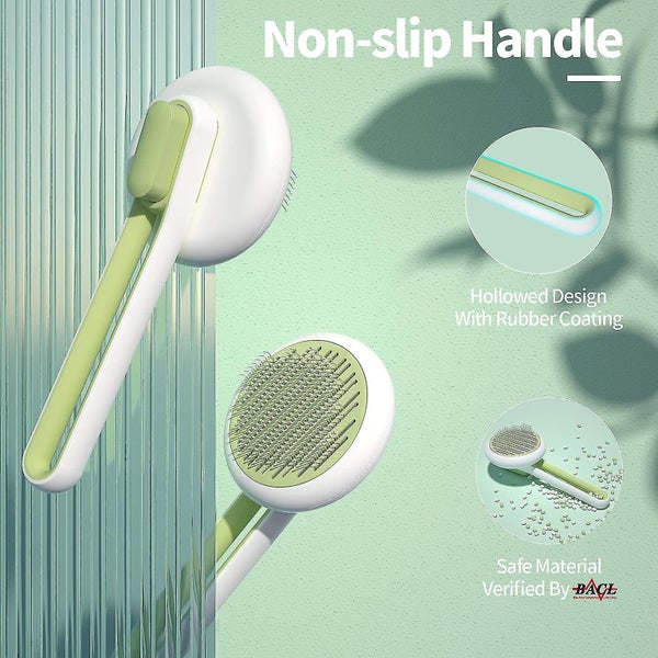 Dog Brush, Cat Brush, Self-cleaning Slicker Brush To Remove Loose Undercoat, Mat Carousel 2