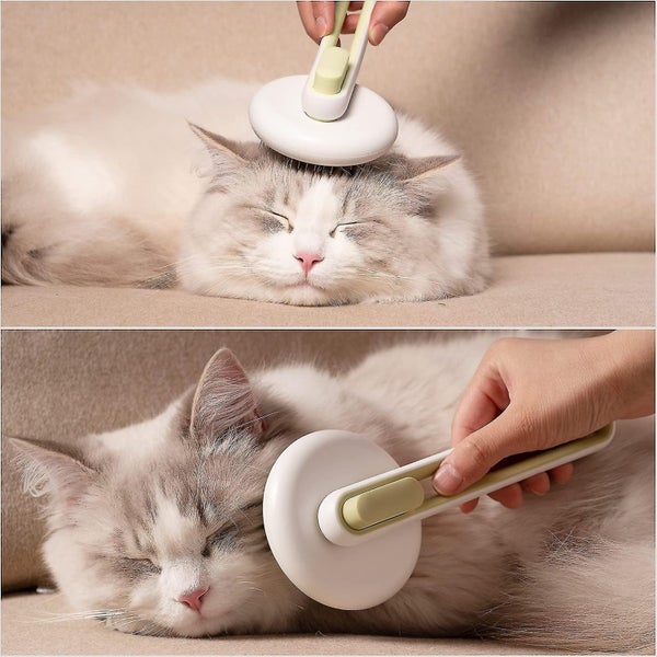 Dog Brush, Cat Brush, Self-cleaning Slicker Brush To Remove Loose Undercoat, Mat Carousel 5