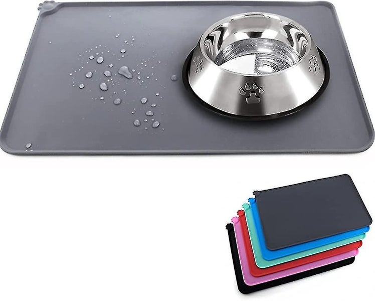 Dog Cat Food Mat,non Slip Waterproof Pet Feeding Mat,cat Dog Food Mat And Water Carousel 1
