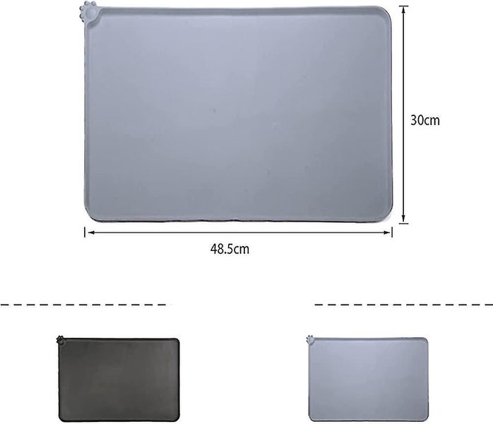 Dog Cat Food Mat,non Slip Waterproof Pet Feeding Mat,cat Dog Food Mat And Water Carousel 5