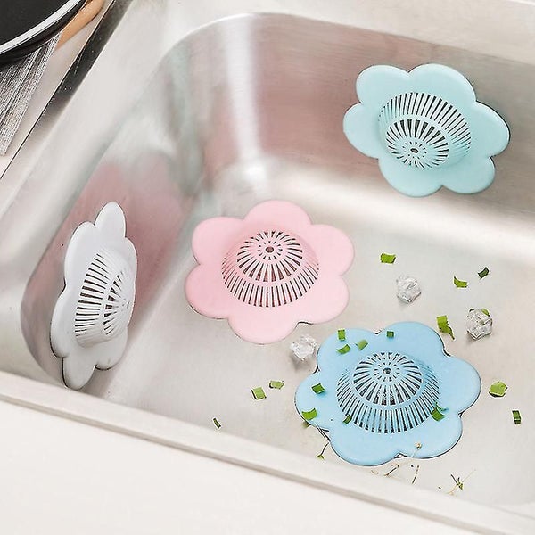 Flower-shaped Floor Drain Cover (pink) Carousel 2