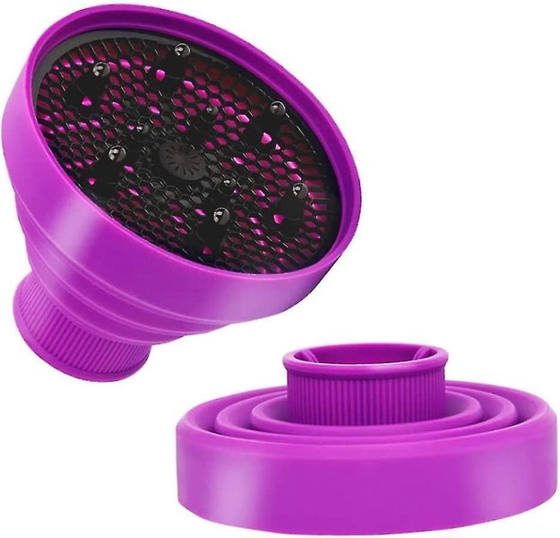 Foldable Blower Diffuser Cover Silicone Dryer Collapsible Hair Attachment Portab Carousel 2