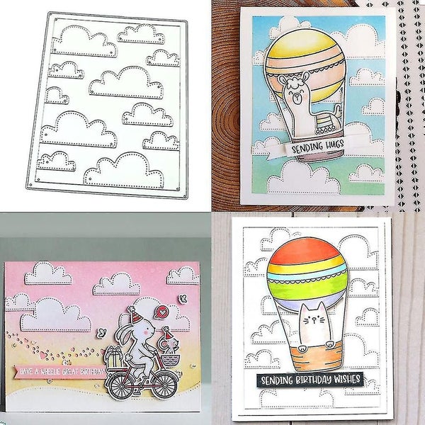 Cloud Frame Metal Cutting Dies Scrapbooking Stencils Diy Album Paper Card Decor Carousel 2