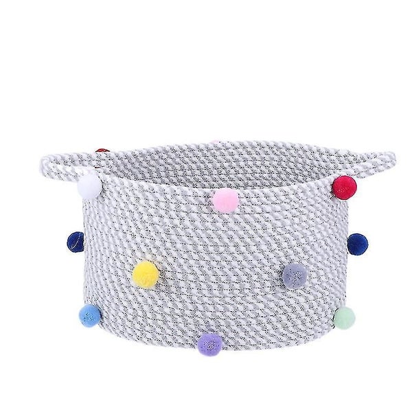 Cotton Rope Laundry Basket For Holding Sundries Carousel 1