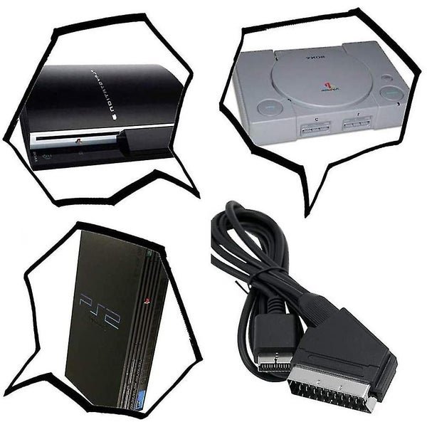 Game Console Ps2 Broom Headline Ps3 Rgb Scart Cable Av Cable For Ps3 Carousel 5
