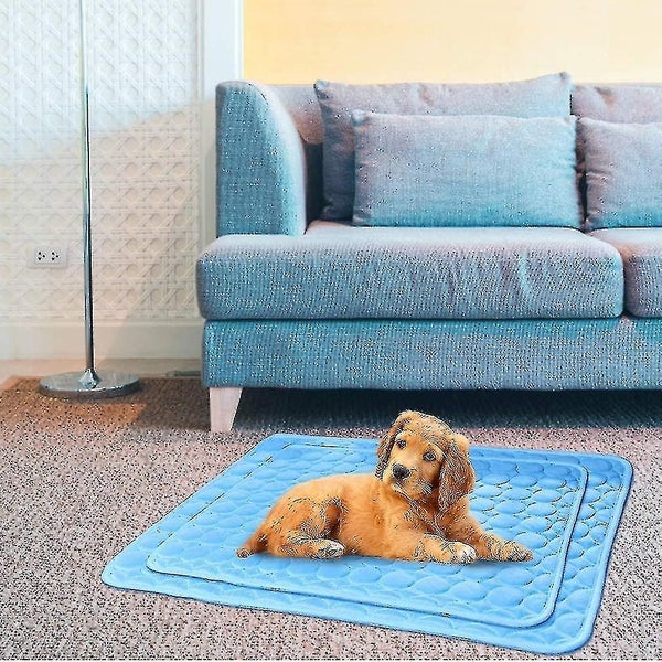 Cooling Mat For Dogs Cats Ice Silk Pet Self Cooling Pad Blanket For Pet Beds/ken Carousel 5