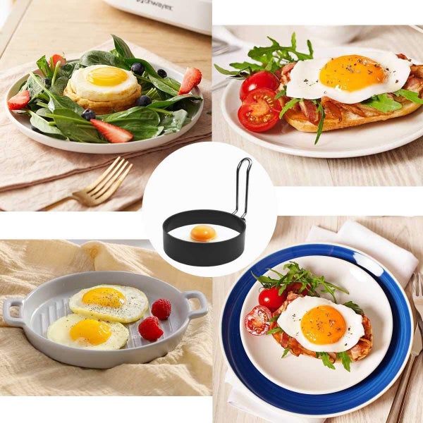 Stainless Steel Egg Maker Non Stick Round Egg Cooker For Cooking Rings Shaper Carousel 1