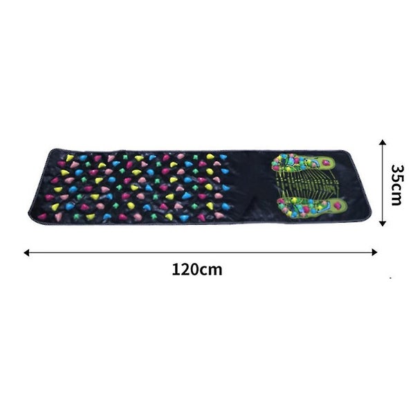 Foot Massage Mat Reflexology Mat Walk Foot Leg Pain Relieve Relief Walk Carousel 5
