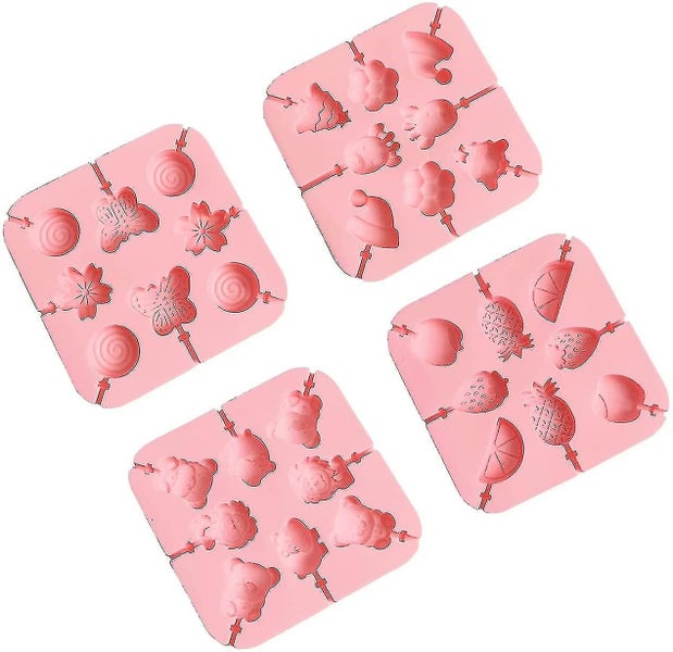 Fun Shapes Silicone Lollipop Molds Chocolate Hard Candy Mold For Kids Baking Bir Carousel 1
